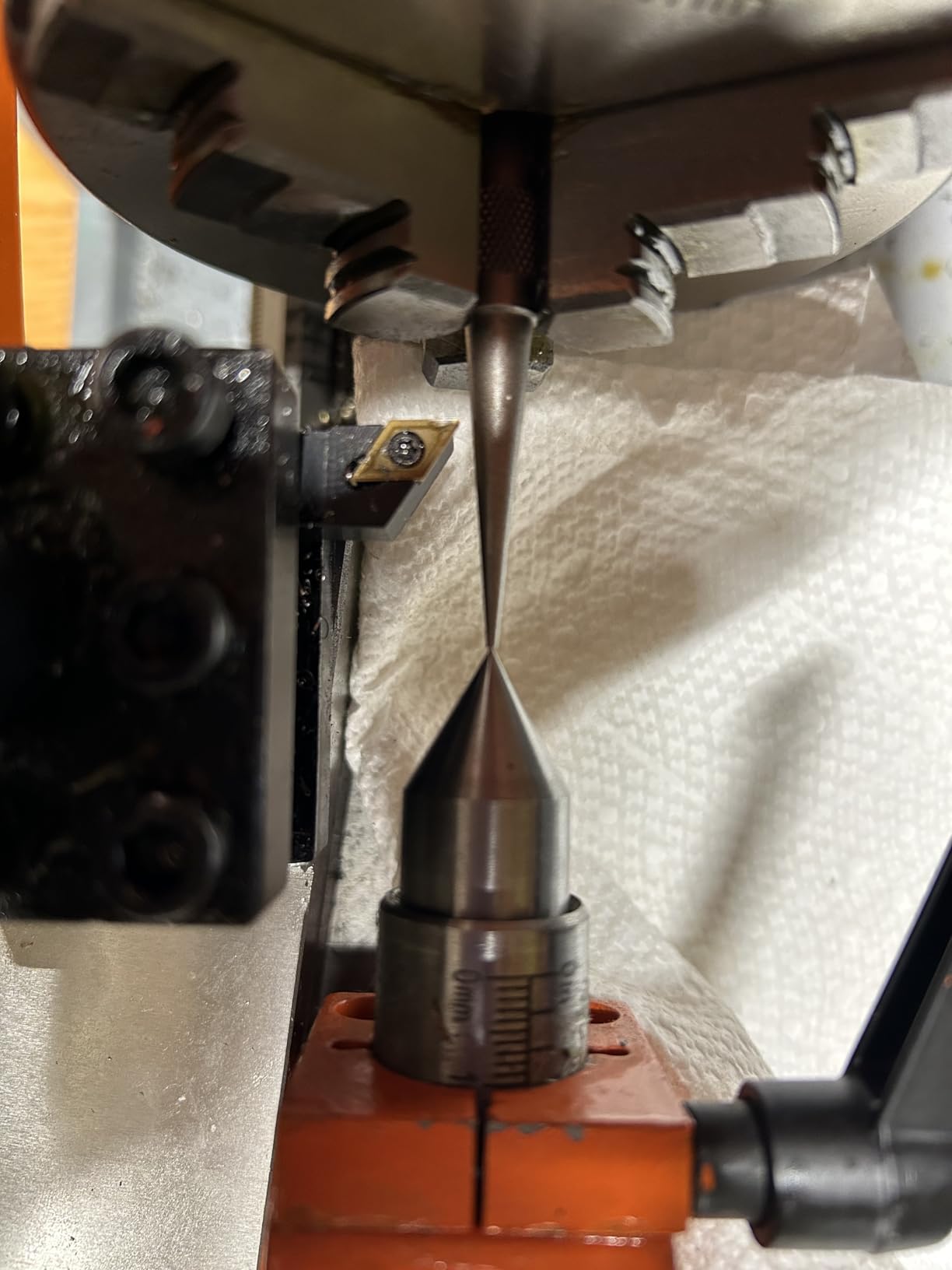 VEVOR Metal Lathe, 8.3'' x 29.5'' Benchtop Metal Lathe 0-2500 RPM Continuously Variable Speed 750W Brushless Motor Metal Gears with LCD Display Metal Lathe Machine customer photo 1