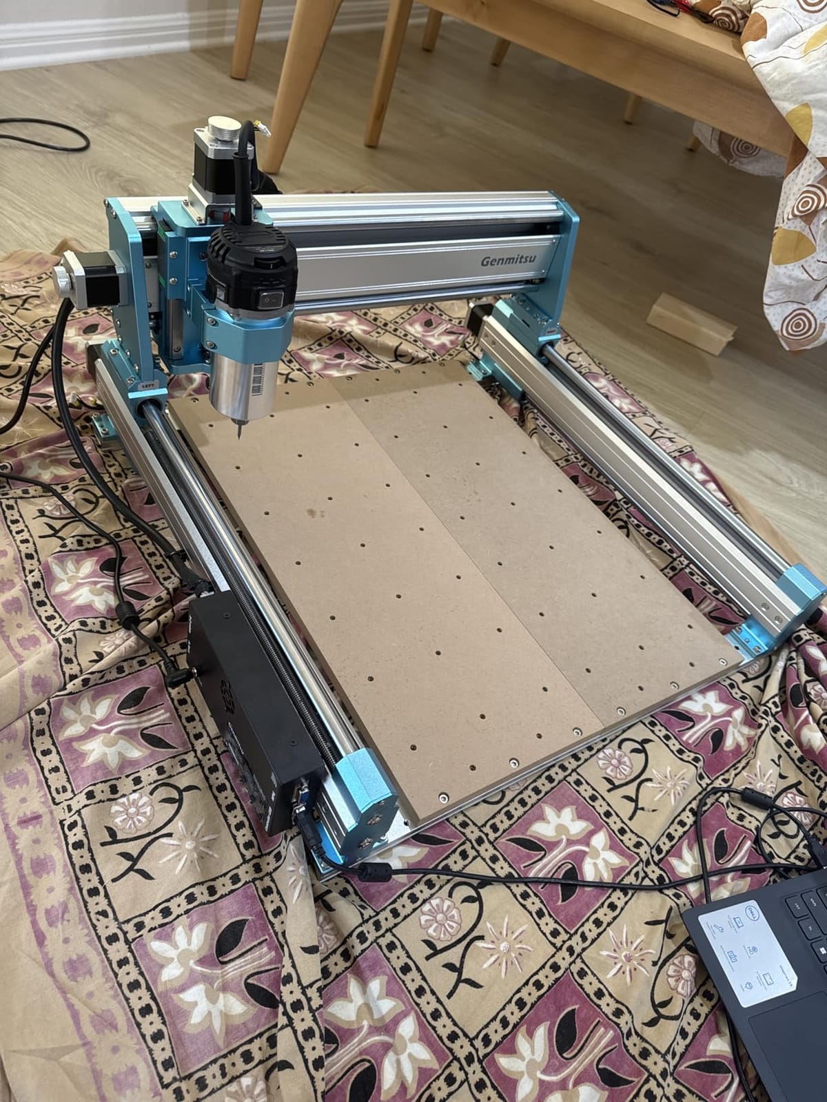 Genmitsu CNC Router Machine 4040-PRO MAX with 710W Trimmer CNC Router & Linear Rail Driven, 3 Axis Engraving Machine for Wood Metal Acrylic Cutting Milling, GRBL Control customer photo 1