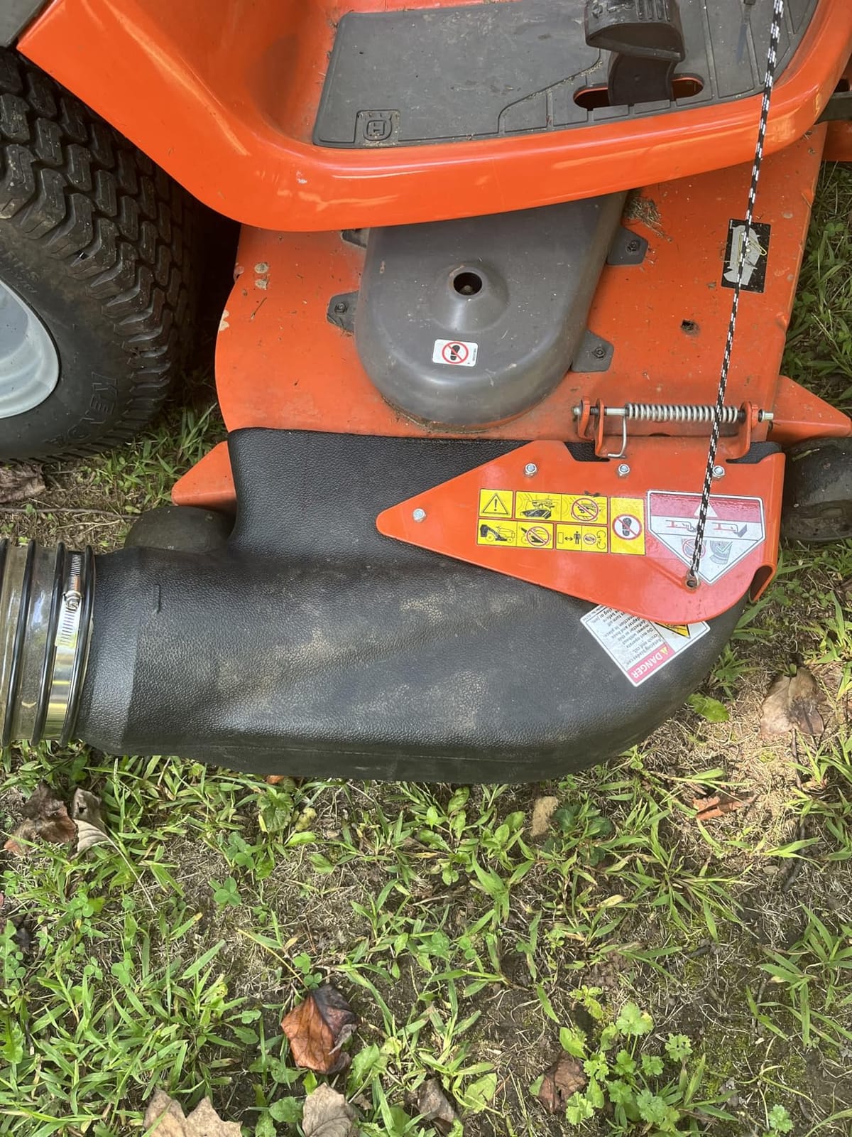 Agri-Fab Hard Top Mow-N-Vac Tow Behind Lawn Vacuum, 32 Cu Ft Leaf and Grass Collection System with 208cc Engine customer photo 2