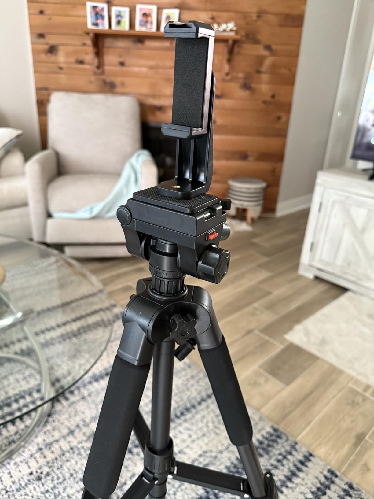Binocular Tripod, 72” Spotting Scope Tripod Stand with Binocular Adapter and 2 QR Plates, Travel Camera Stand with Phone Holder/Carry Bag, Compatible with Binoculars/Spotting Scope/Camera/Phone customer photo 2