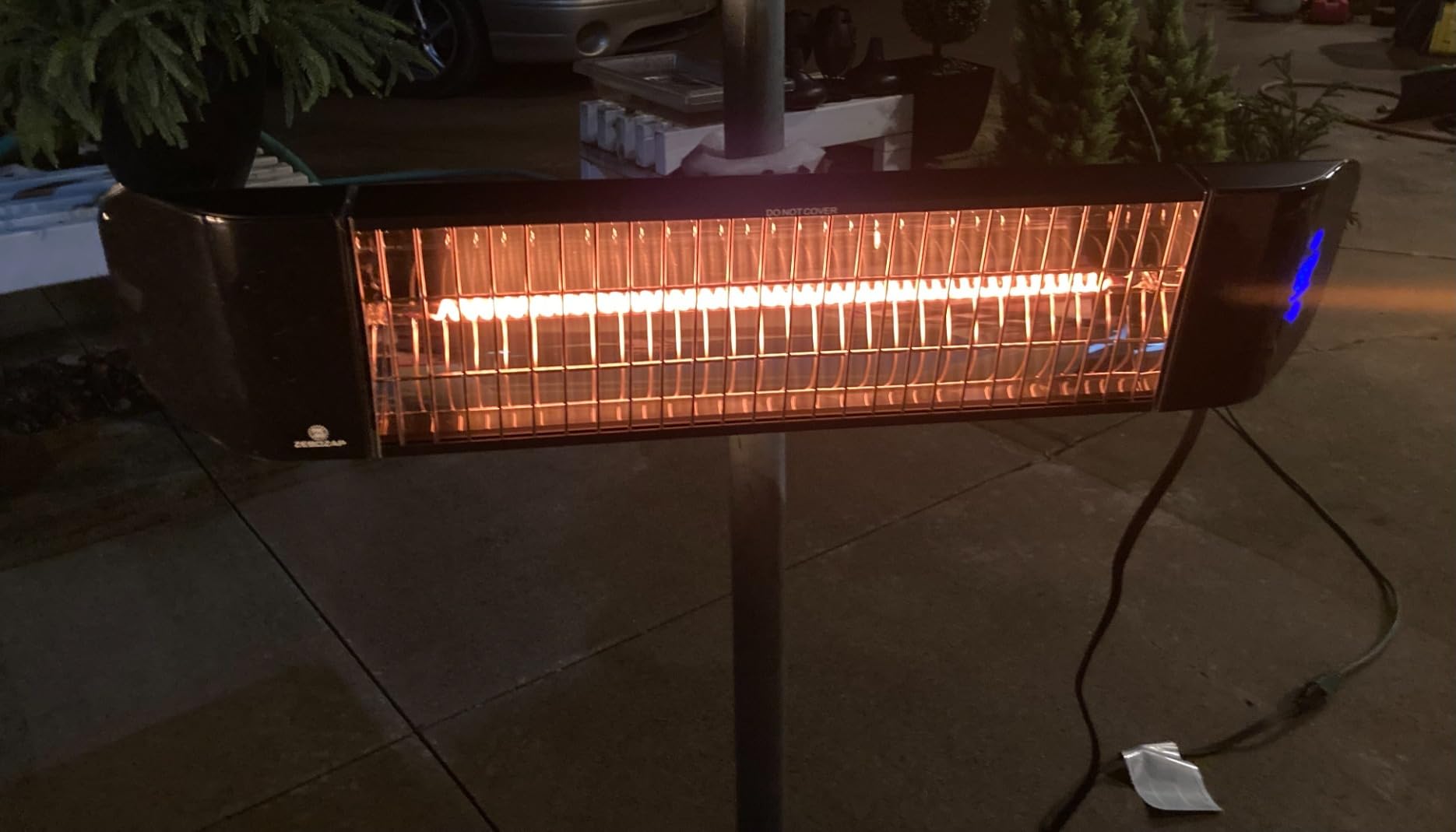 ZeboZap KDHT1500 1500W Infrared Electric Patio Heater for Gazebos, Pergolas, Decks, Garages, Backyards & Restaurants | Wall & Post Mounted Outdoor Heater customer photo 2