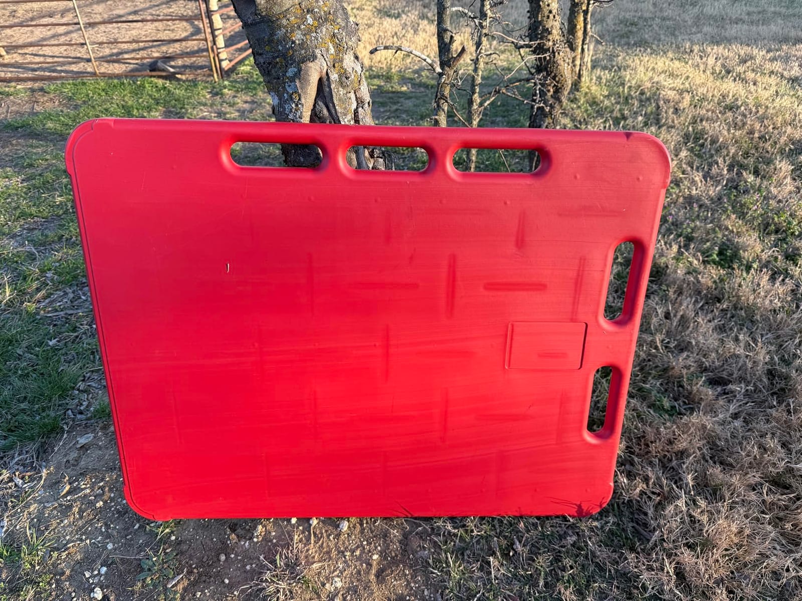 Livestock Sorting Panel Animal Guide Board Sturdy and Lightweight,Livestock Panel for Cattle, Pig, Sheep, Goat, 38Lx30Wx1.34H in (Green) customer photo 2