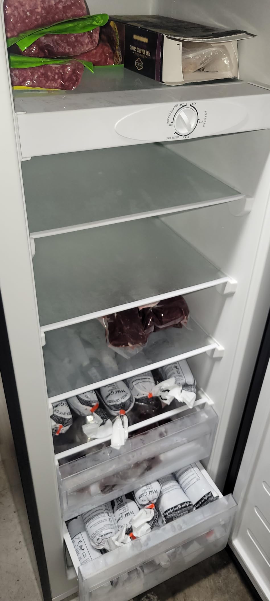 BANGSON 7.0 Cu.ft Upright Freezer, Convertible Freezer/Refrigerator, Silver customer photo 2