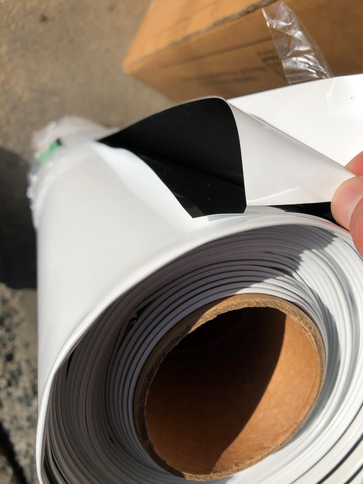 Crawl Space Vapor Barrier - 15 Mil Vapor Barrier - (12' x 100'), Tear Resistant, Heavy Duty Vapor Barrier Plastic, Drop Cloth Moisture Barrier Plastic Sheeting Covering for Crawlspace Encapsulation customer photo 2