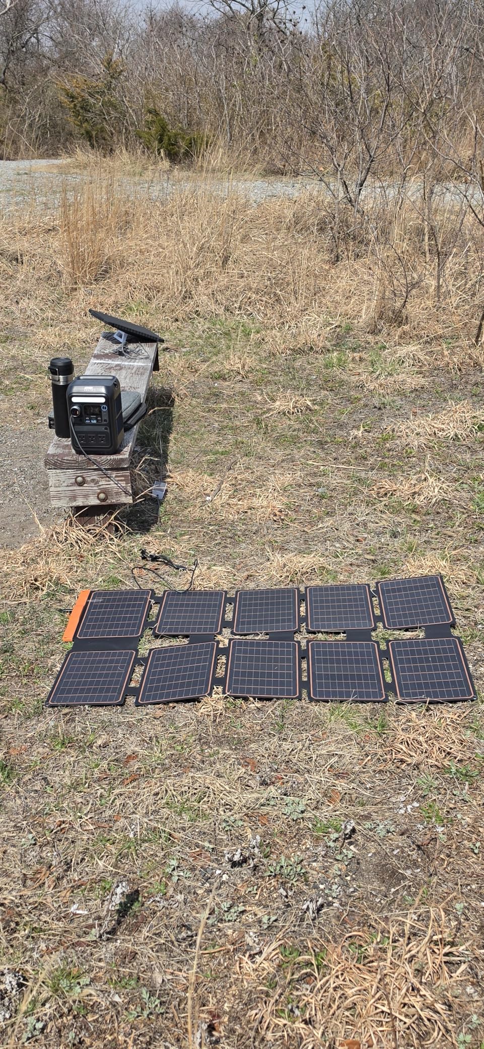 FlexSolar 100W Foldable Portable Solar Panel Charger IP67 Waterproof | with PD3.0 USB-C, QC3.0 USB-A & DC Ports; Emergency Power for Power Station, Phones, Power Banks Camping Outdoor Use customer photo 2