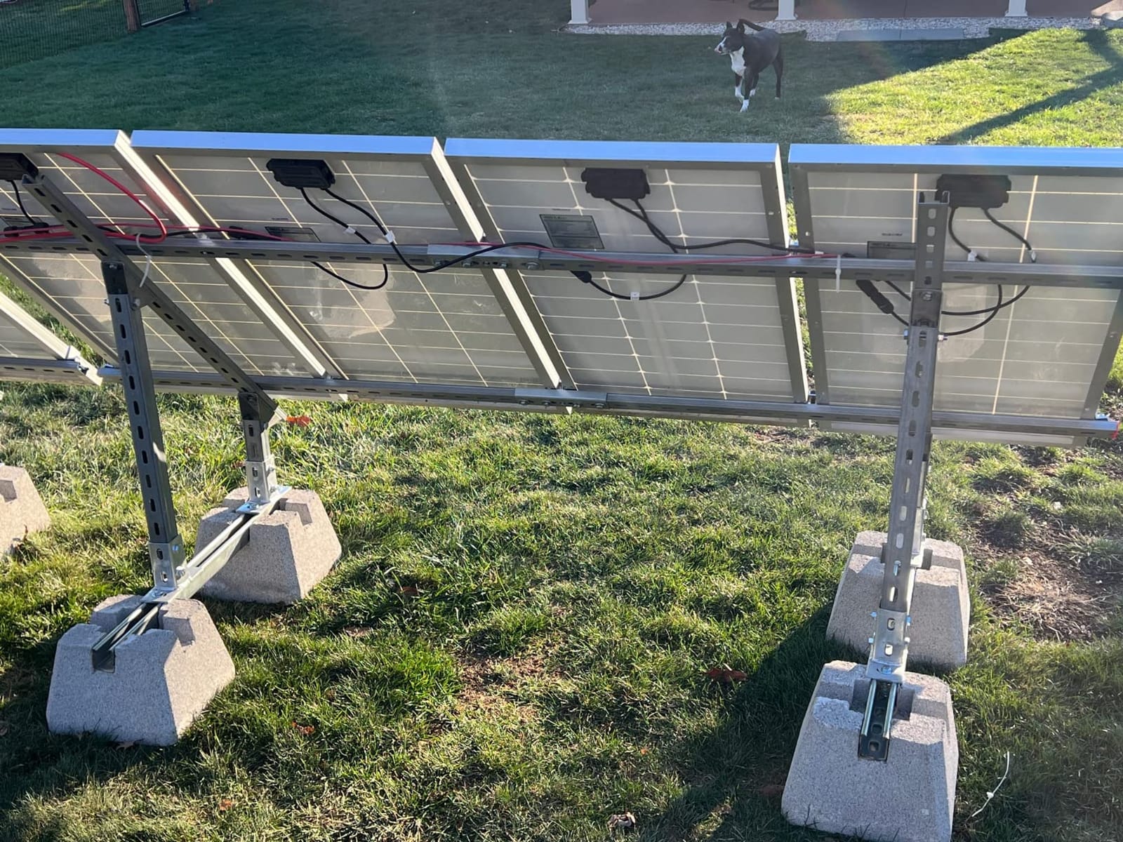 ECO-WORTHY Solar Ground Mount Adjustable Solar Panel Mounting Brackets System-2 Sets for 4pcs 200W/3pcs 300W/2pcs 400W Solar Panels Ideal for Large-Scale Installations, Sites and Farms Ground Mount customer photo 2
