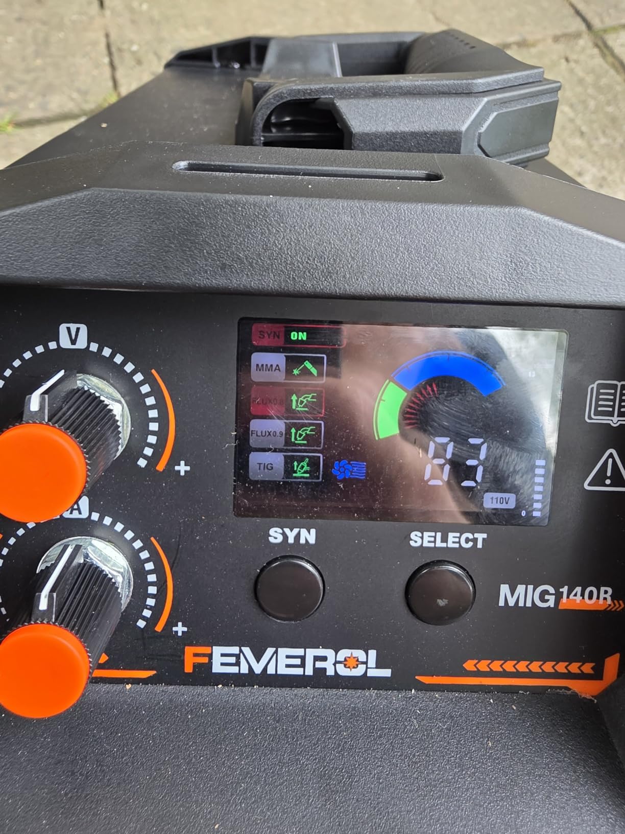 FEMEROL 140A 3 in 1 MIG Welder,Flux Core, MIG/Lift TIG/Stick Welding Machine 110V Portable IGBT Inverter Synergic Control, LED Display with Welding Helmets customer photo 1