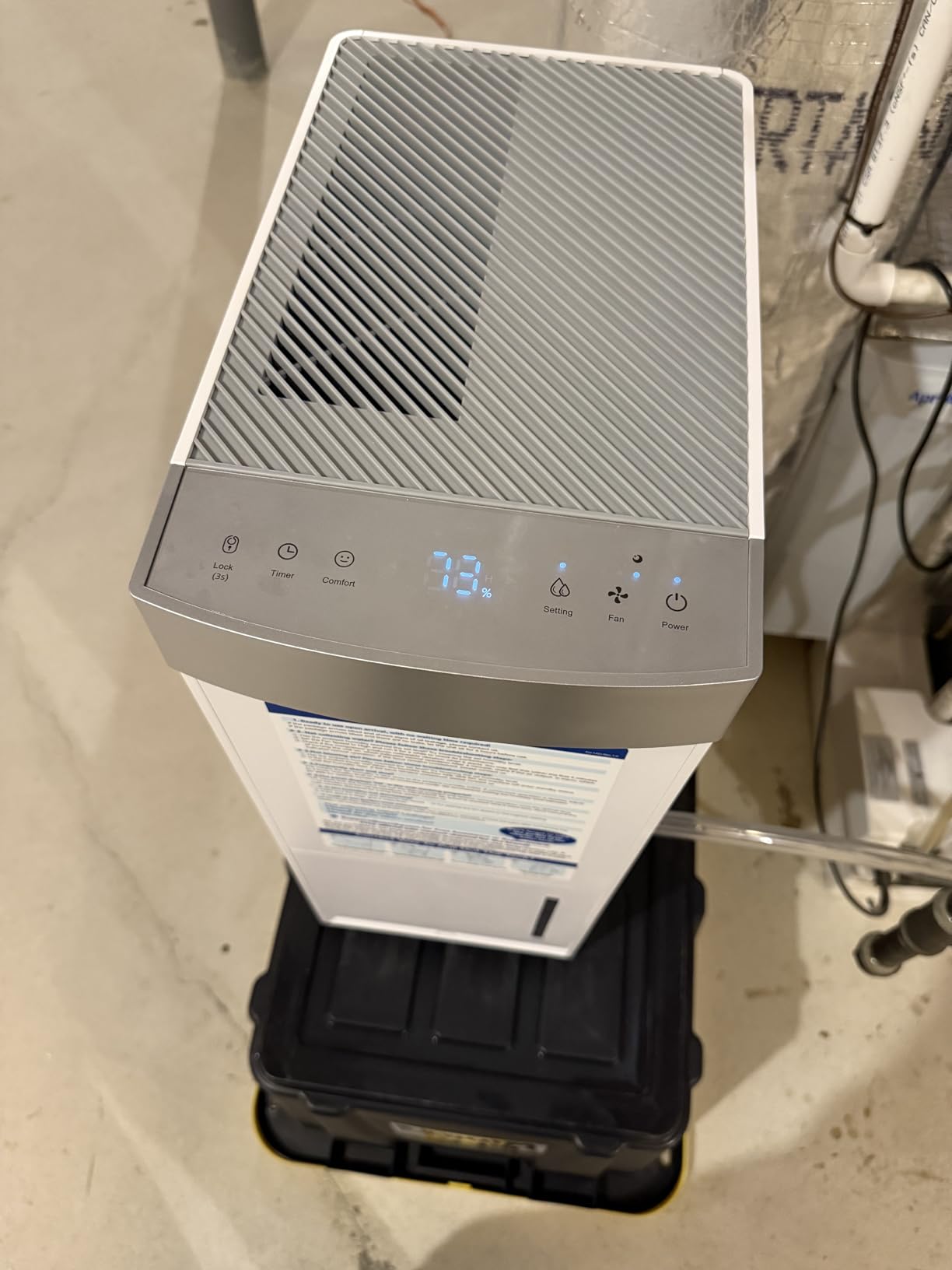 AEOCKY 5000Sq.Ft 74Pint/D Energy Star Version 6.0 Dehumidifier for Basement | Dehumidifier with Drain Hose for Basement, Home, Bedroom, Bathroom, Intelligent Humidistat customer photo 2