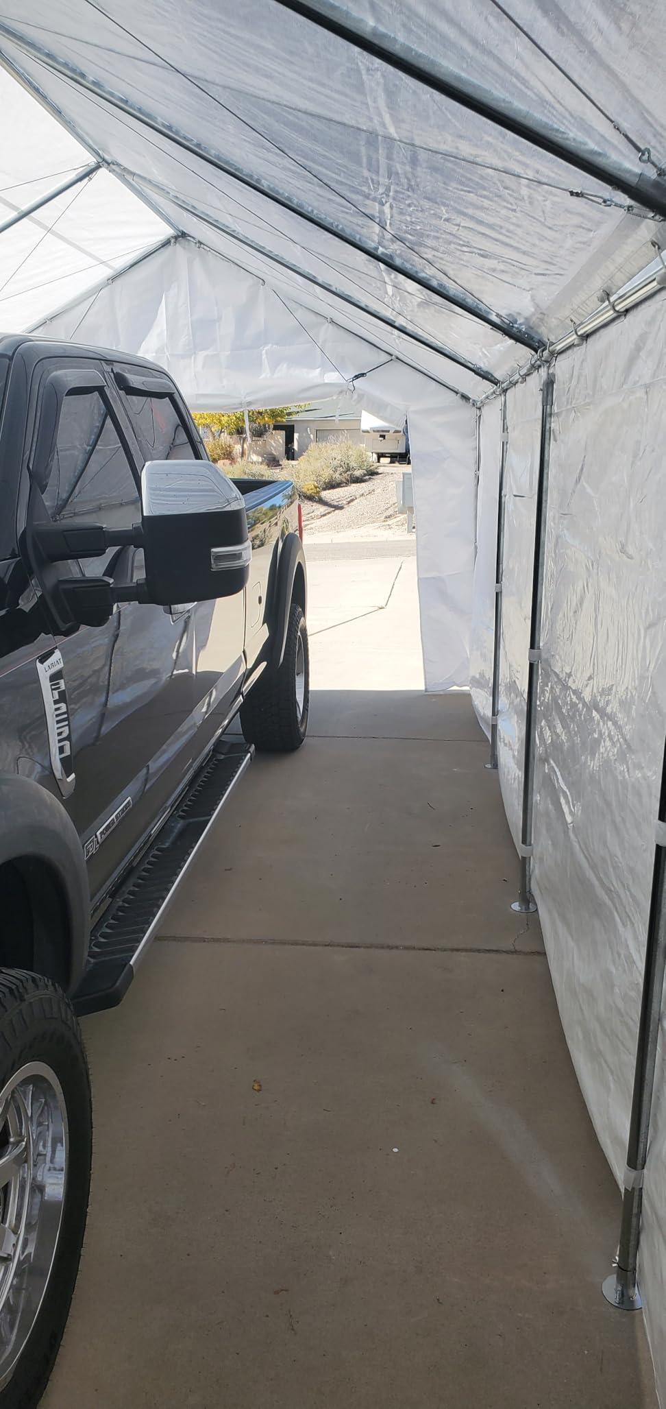 Quictent Heavy Duty 13x25 ft Carports with Side Zipper Doors customer photo 1