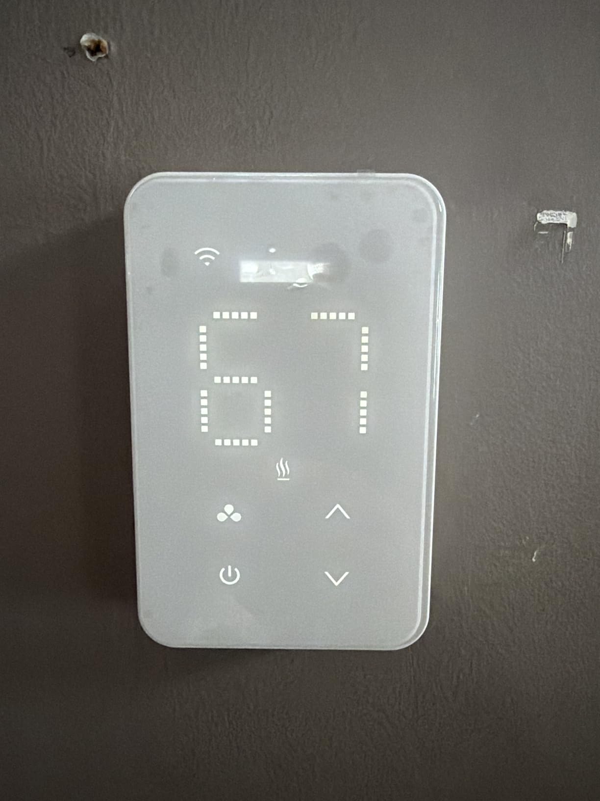 meross Matter Smart Thermostat for Electric Baseboard Heaters | WiFi Programmable Thermostat Works with HomeKit, Alexa, Google Home & SmartThings | 120-240V | Energy Saving | Remote Control customer photo 1