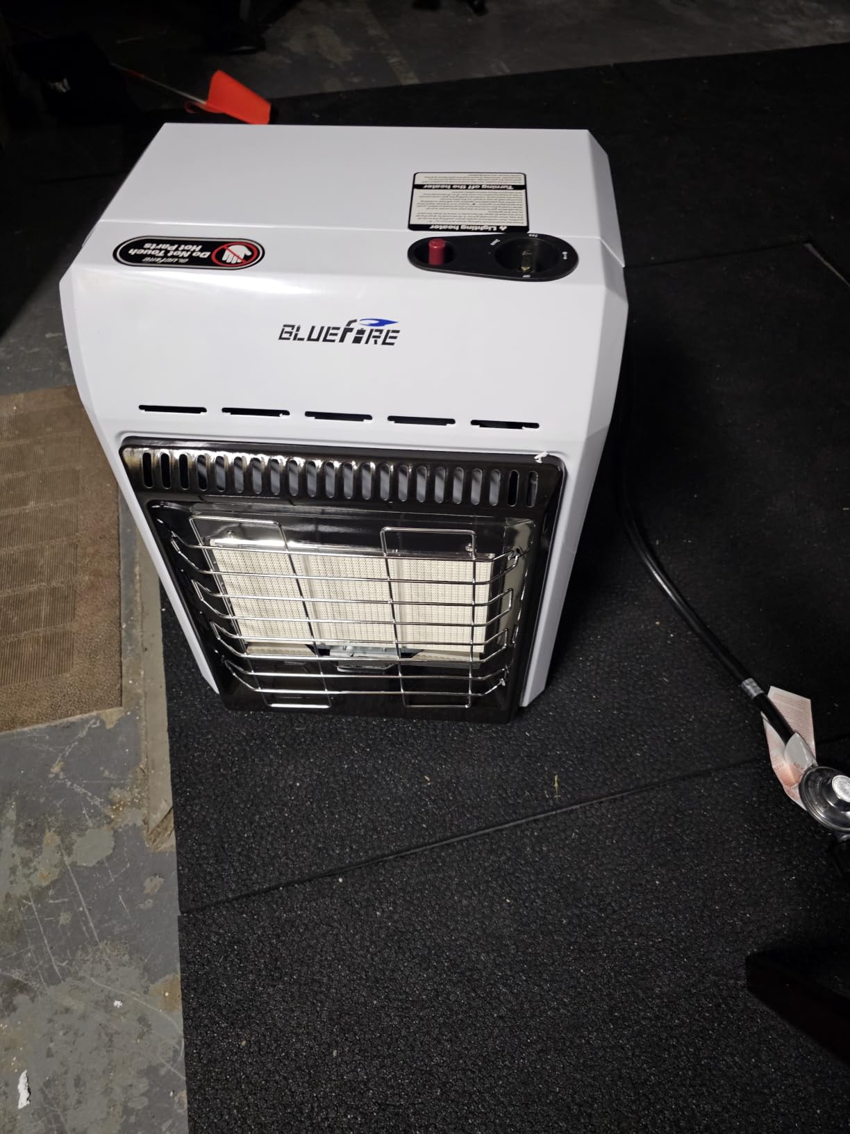 Propane Heater Indoor and Outdoor,18000 BTU Propane Patio Heater with ODS & Tip-over Protection customer photo 1