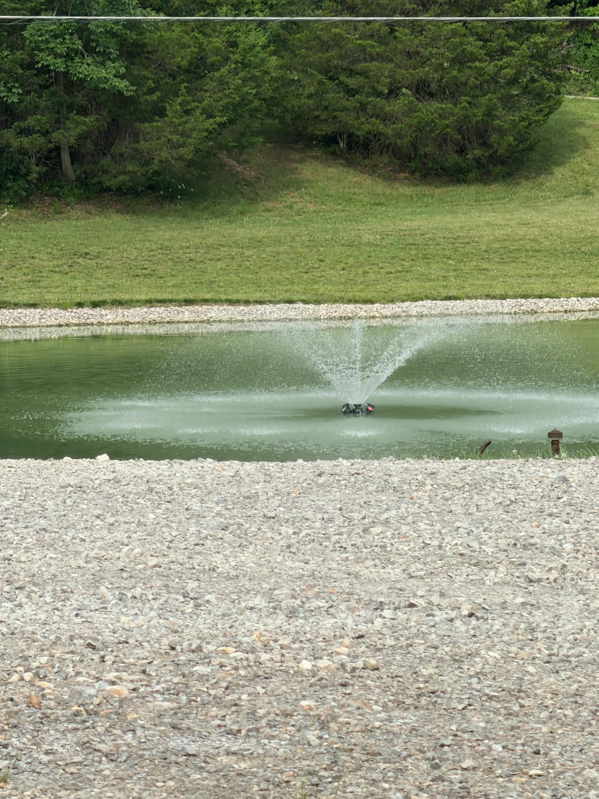 Pond Fountain Aerator with Lights, 1 HP with Dynamic RGB Lighting, Adjustable Modes, Digital Timer, for Large Ponds, Lakes & Outdoor Water Features, 15,000 GPH, 750W 110V, 100FT Cord customer photo 2