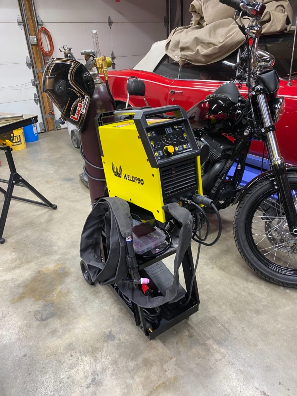Weldpro 200A AC/DC TIG Welder with Pulse, 110V/220V Dual Voltage Aluminum TIG Welder, AC TIG/DC TIG/AC PULSE TIG/DC PULSE TIG/Stick 5 in 1 Multiprocess Welding Machine with TIG Torch & Foot Pedal customer photo 1