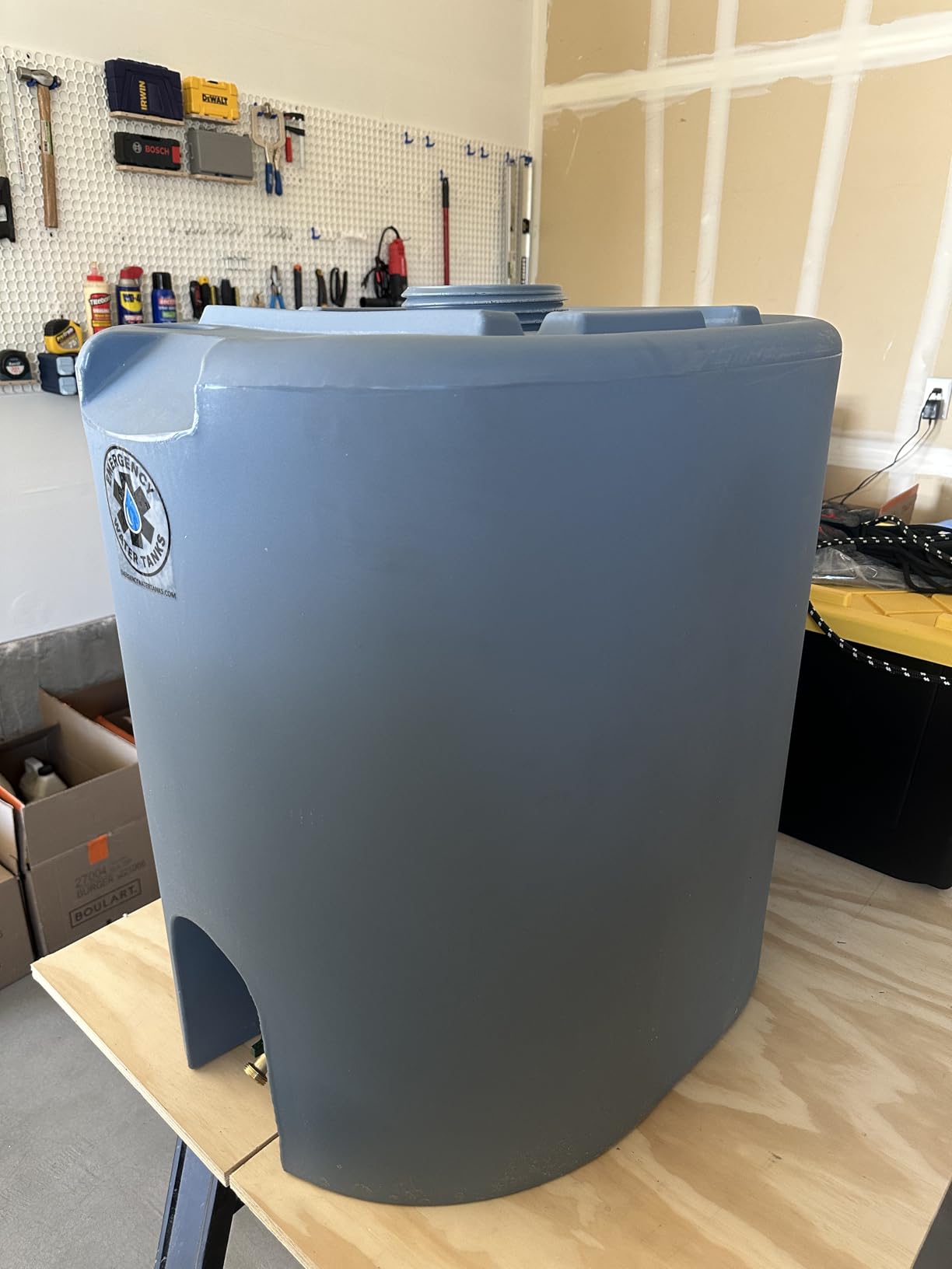 55 Gallon Stackable Emergency Water Storage Tank – Food Grade BPA-Free Water Container for Long-Term Home Preparedness customer photo 1