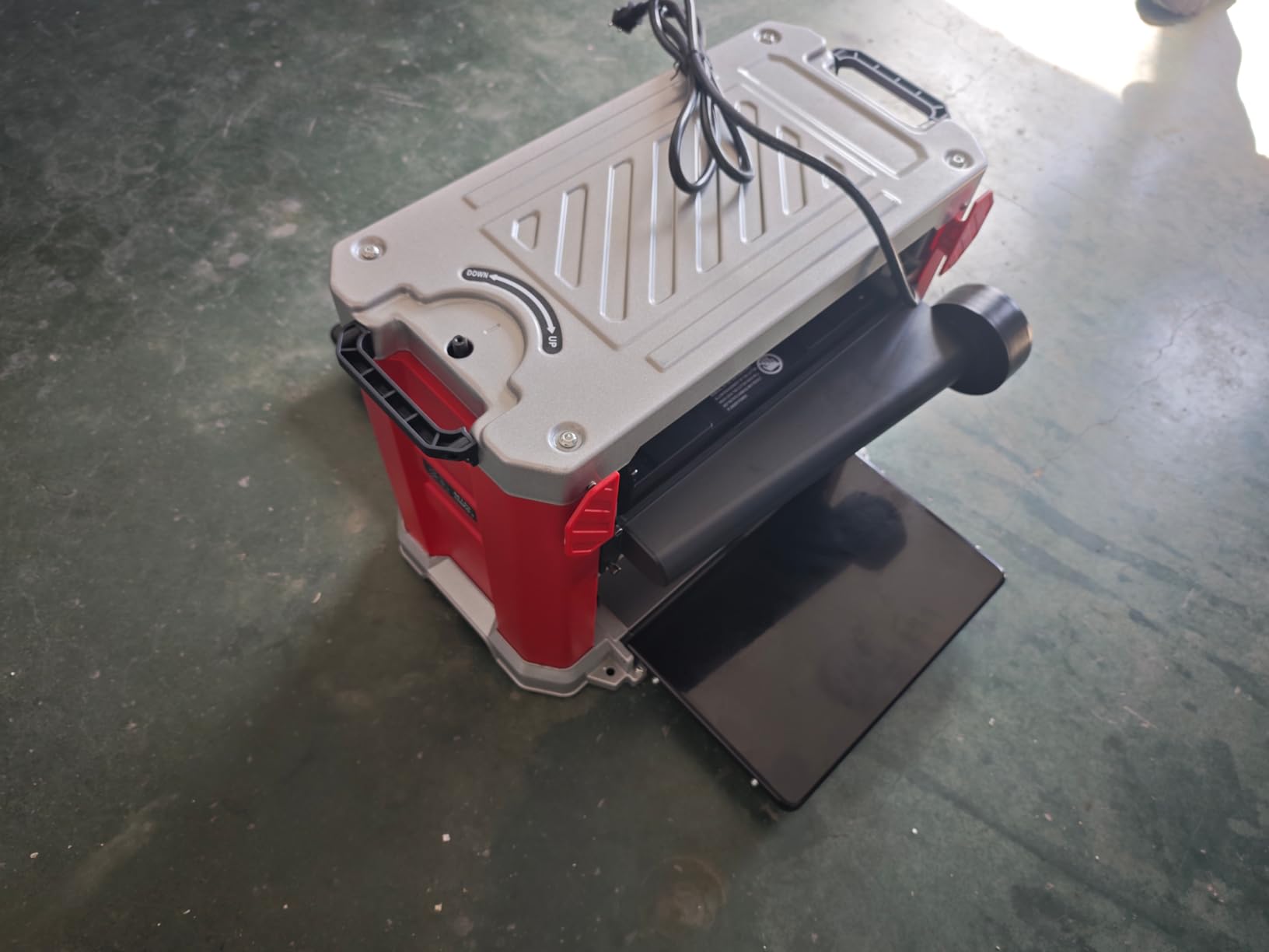 13-Inch Benchtop Thickness Planer, 15A Wood Planer with 4 HSS Blades, 2000W All Copper Motor, Overload Protection for Woodworking customer photo 1