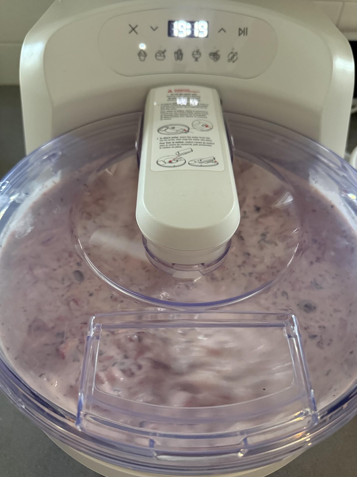 Instant Pot InstantChill Ice Cream Maker with Built-In Compressor, No Pre-Freezing, Real Ice Cream in Minutes, Gelato, Sorbet, Rolled, Non-Dairy, Mix-Ins, Easy Clean Up, Quiet, Makes Up to 2 Pints customer photo 1