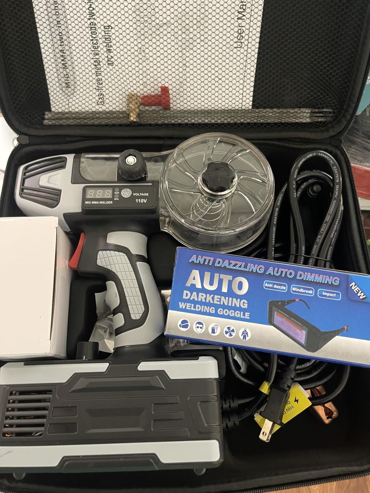 2 in 1 MIG and Stick Welder 250A Portable Handheld- Farm Auto Repair Home customer photo 1