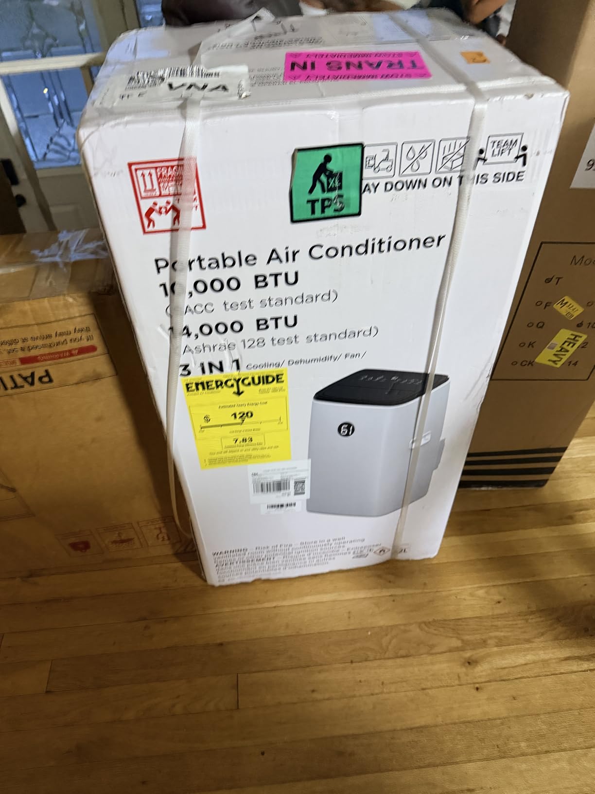 14000BTU Portable Air Conditioners with Remote Control, Dehumidifier & Fan Mode, Floor Stand up Cooling Portable AC Unit for Large Room up to 700 sq.ft, Sleep,Timer & Auto Swing Function customer photo 1
