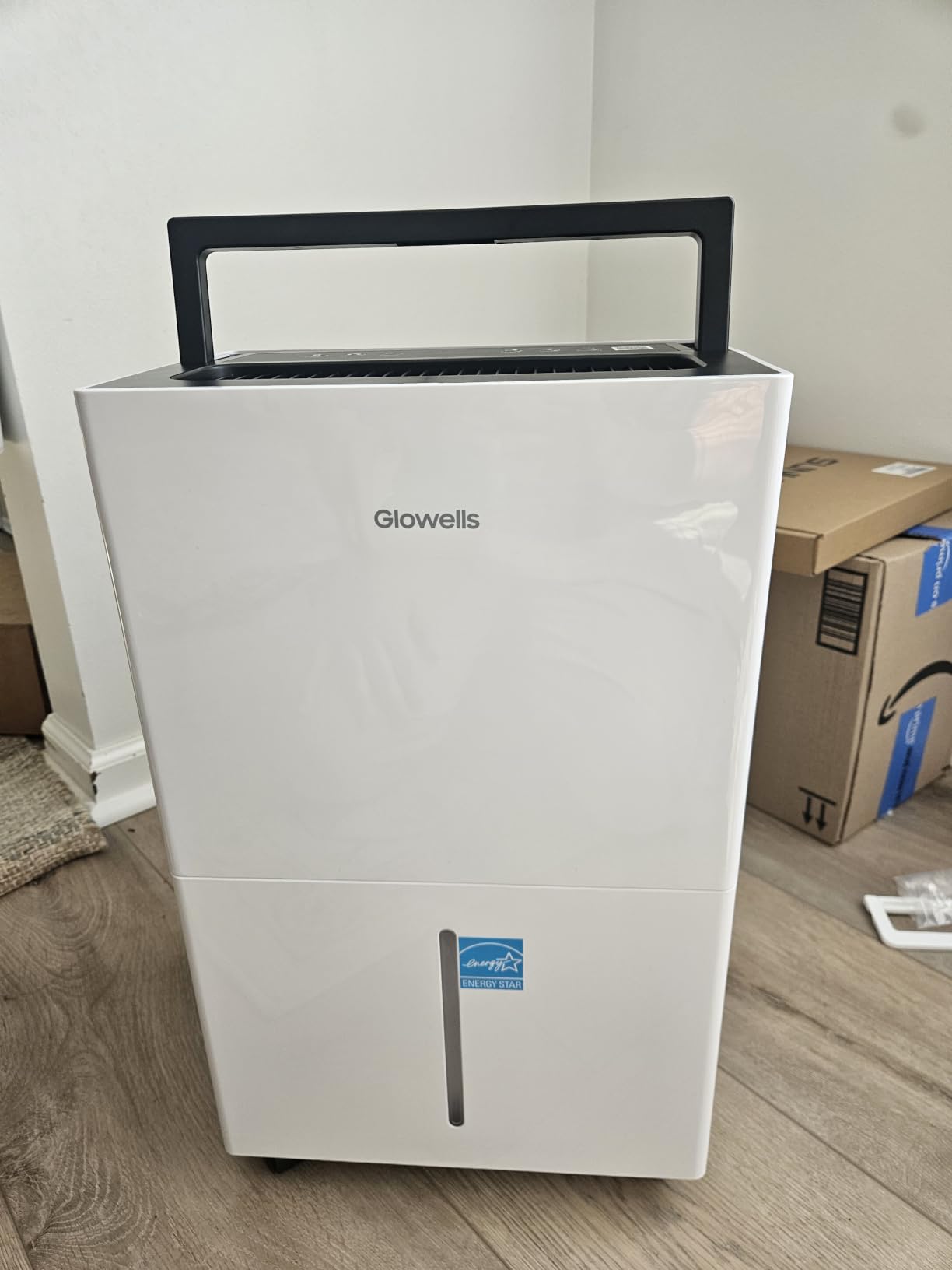 Glowells 4500 Sq.Ft Energy Star Dehumidifier for Basement with Drain Hose, 52 Pints Dehumidifiers for Home, Large Room, RV, Three Modes, Intelligent Humidistat, Quiet Smart Compressor, Auto Defrost customer photo 1