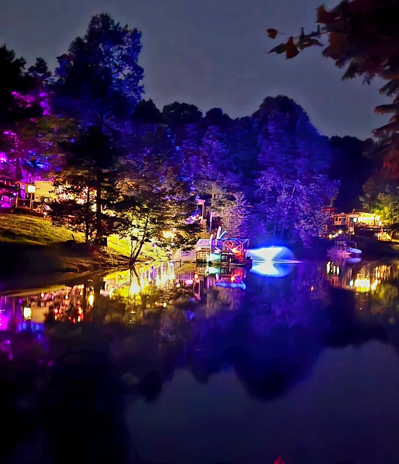Pond Fountain, Stainless Steel Floating Pond Aerator with LED RGB Multicolor Lights, 1HP 110V 15000 GPH&Timer Switch Pond Pumps with 100FT Power Cord for Outdoor Lake Pool customer photo 2