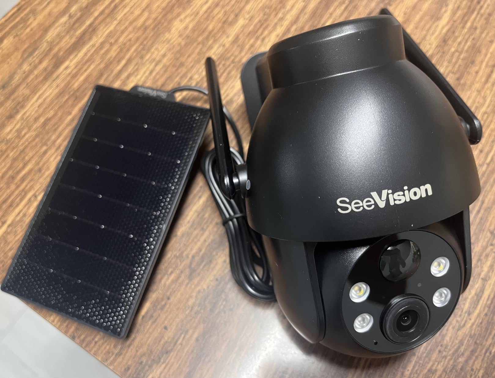 SeeVision 4G LTE Cellular Security Camera, No WiFi with Built in SIM Card, Solar Security Cameras Wireless Outdoor Featuring 3MP 2K HD, PIR Motion Detection, Color Night Vision, 2-Way Talk customer photo 1