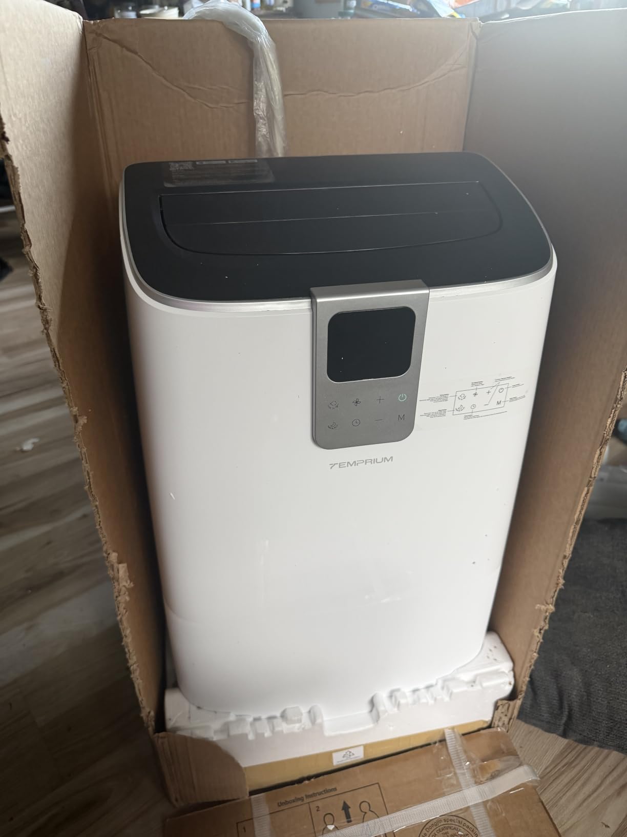 14,000 BTU Portable Air Conditioner, 4-in-1 Smart AC with WiFi | Whisper-Quiet 41 dB Cooling with App and Voice Control for Large Rooms, Apartments and Home Offices up to 750 sq. ft. customer photo 1
