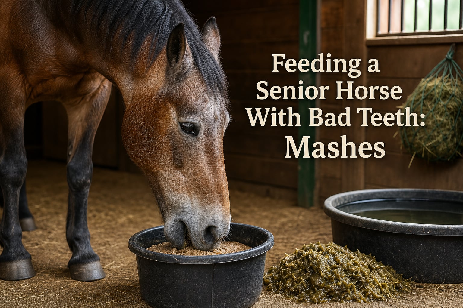 Feeding a Senior Horse With Bad Teeth: Mashes