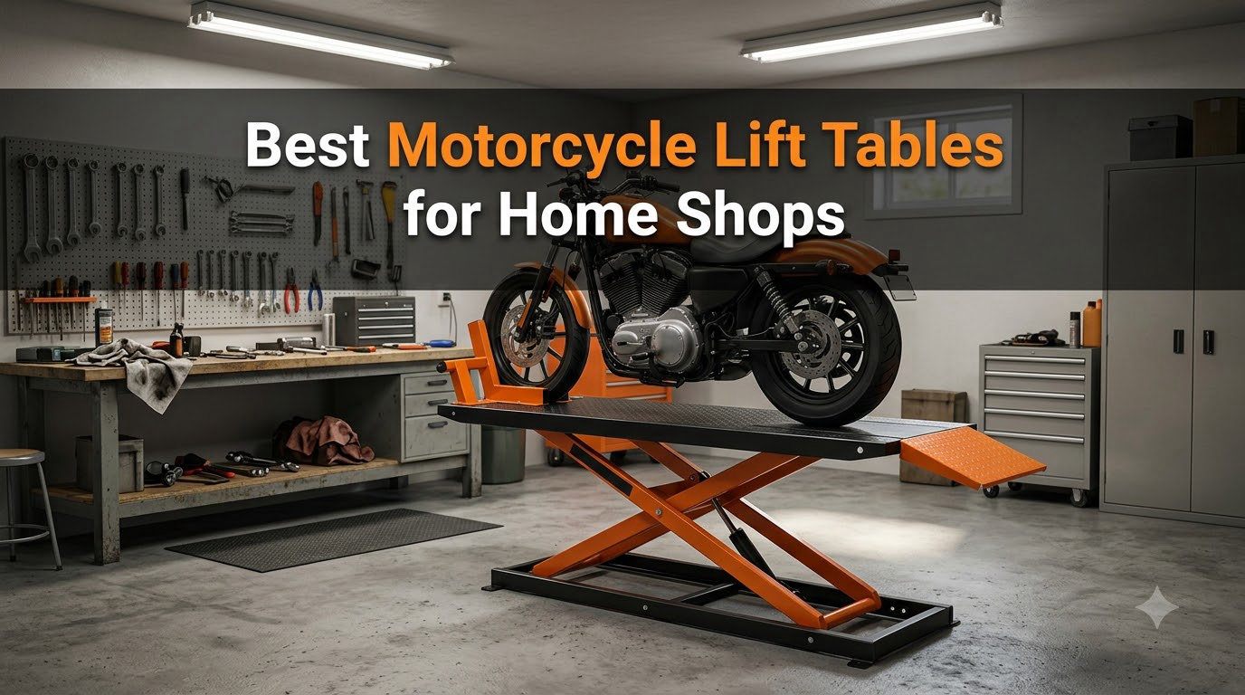 Best Motorcycle Lift Tables for Home Shops