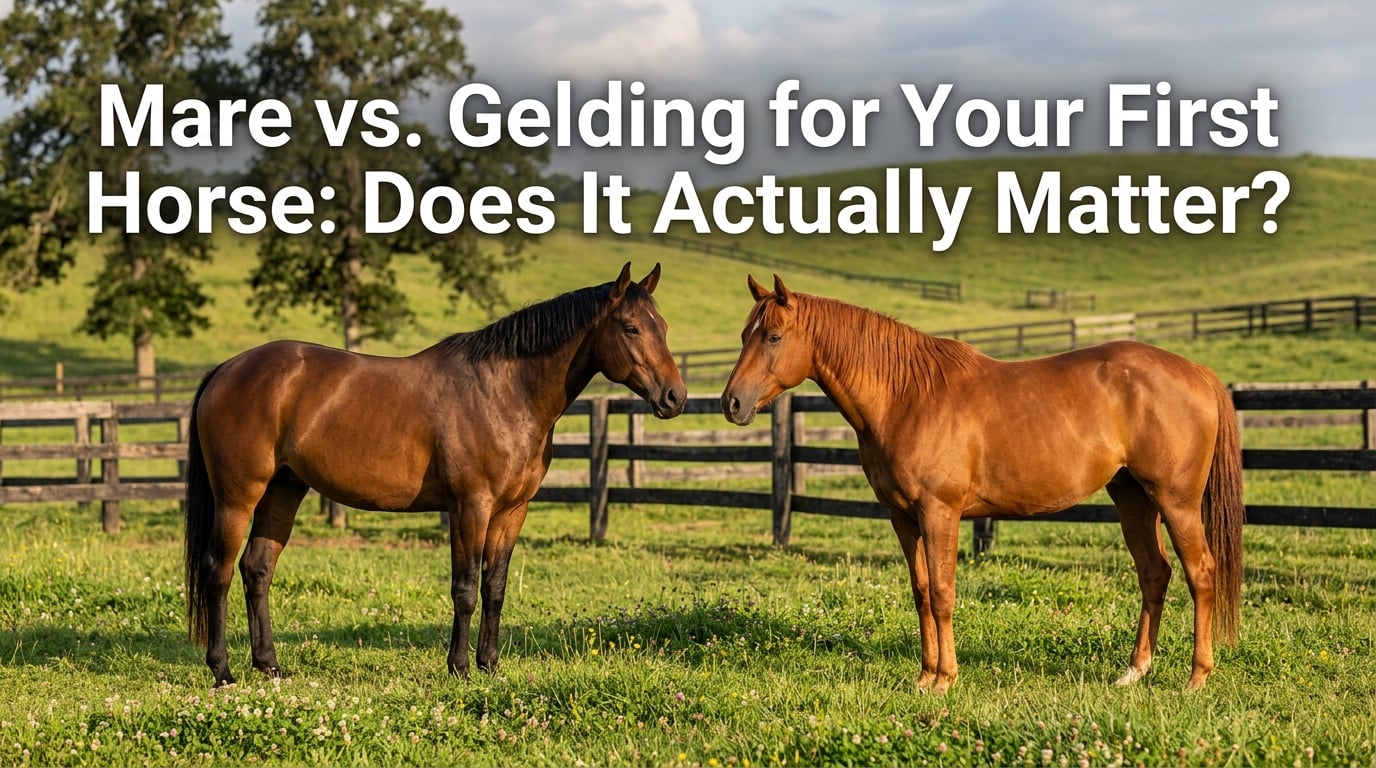 Mare vs. Gelding for Your First Horse: Does It Actually Matter?