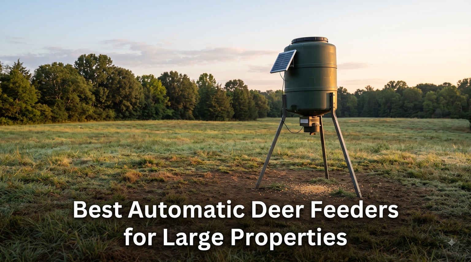 Best Automatic Deer Feeders for Large Properties
