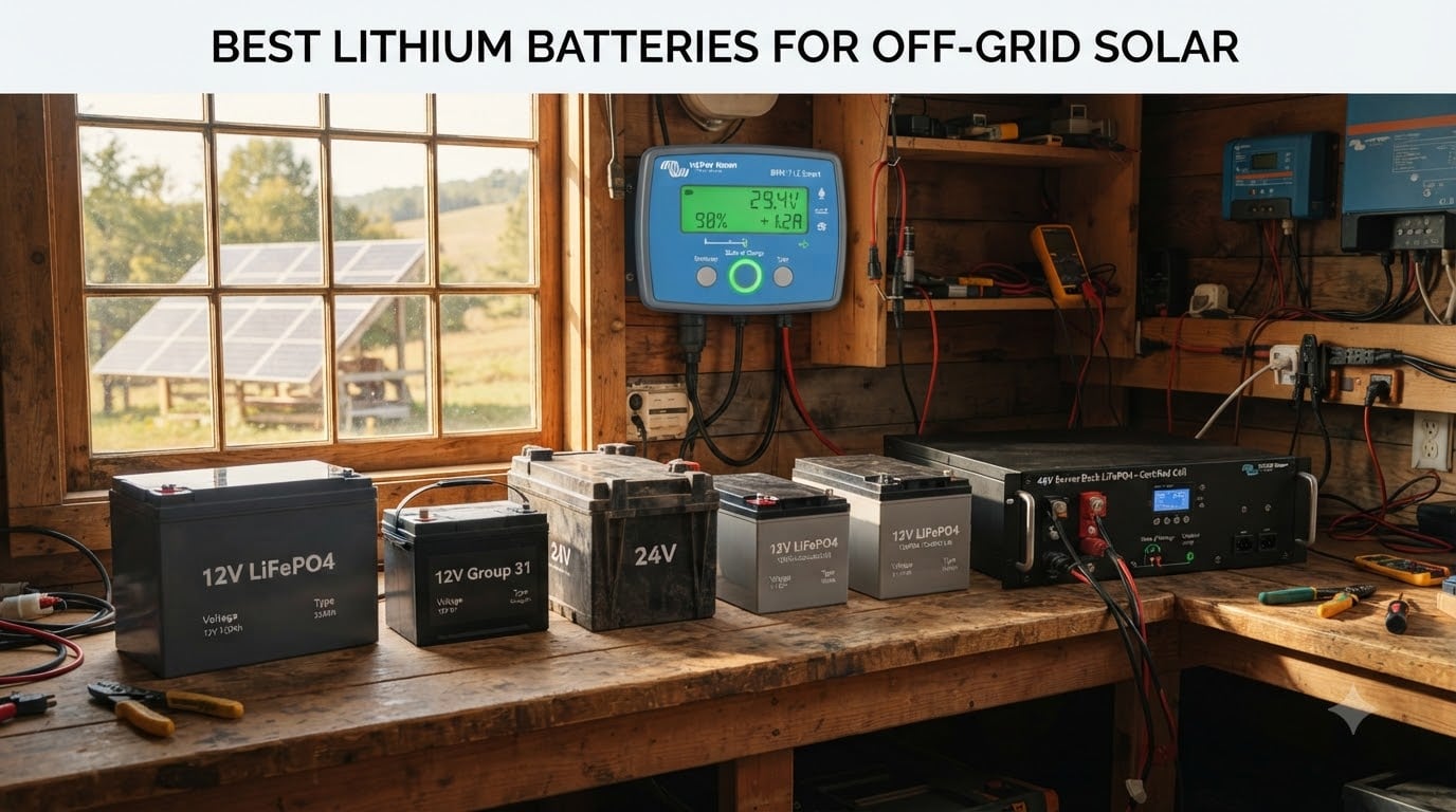 Best Lithium Batteries for Off-Grid Solar