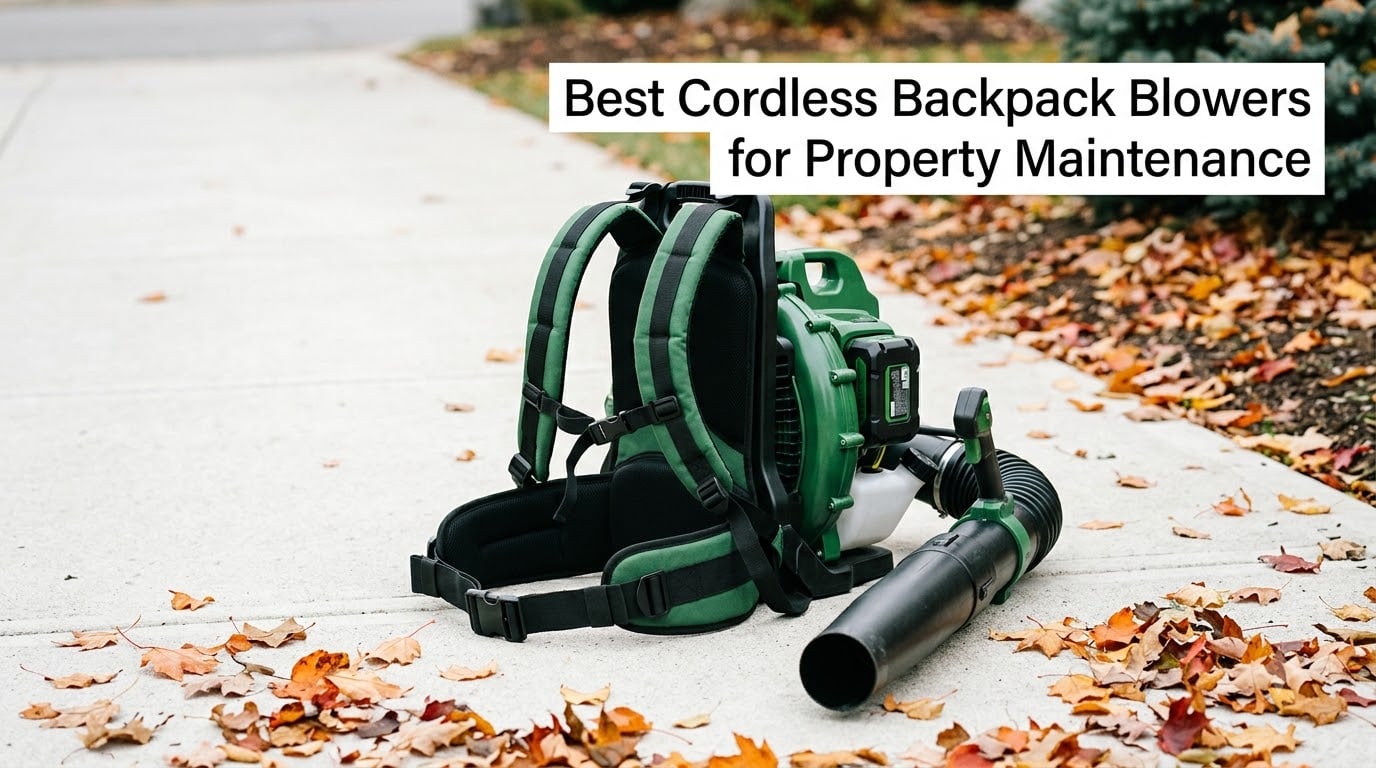Best Cordless Backpack Blowers for Property Maintenance