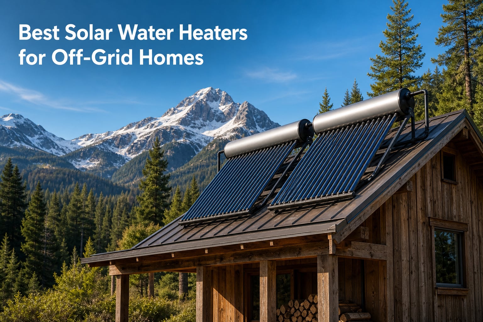 Best Solar Water Heaters for Off-Grid Homes