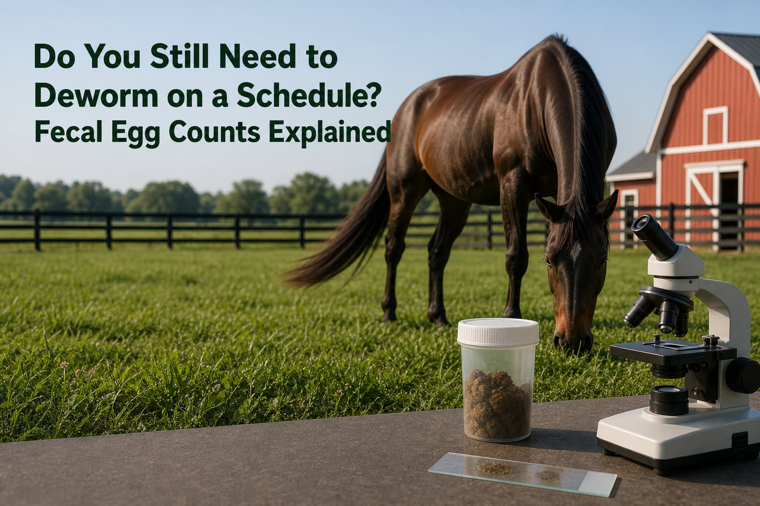 Do You Still Need to Deworm on a Schedule? Fecal Egg Counts Explained