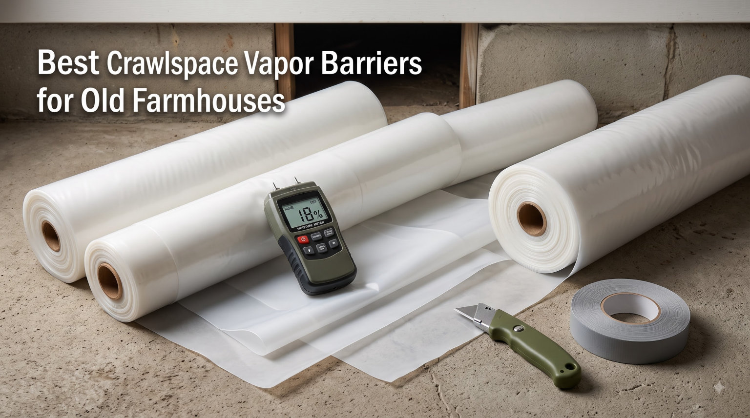 Best Crawlspace Vapor Barriers for Old Farmhouses