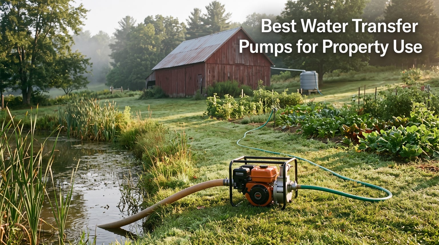 Best Water Transfer Pumps for Property Use