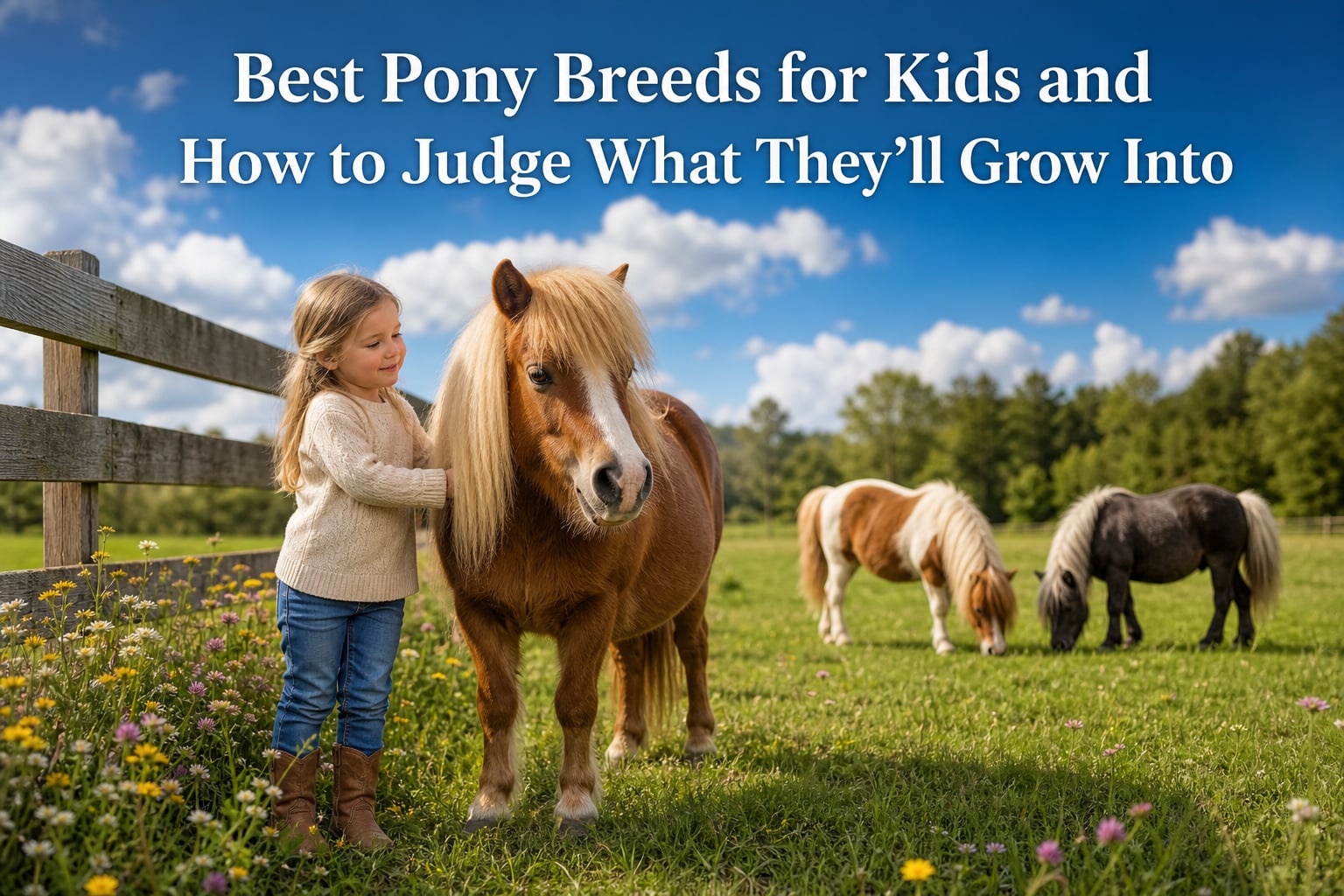 Best Pony Breeds for Kids and How to Judge What They'll Grow Into