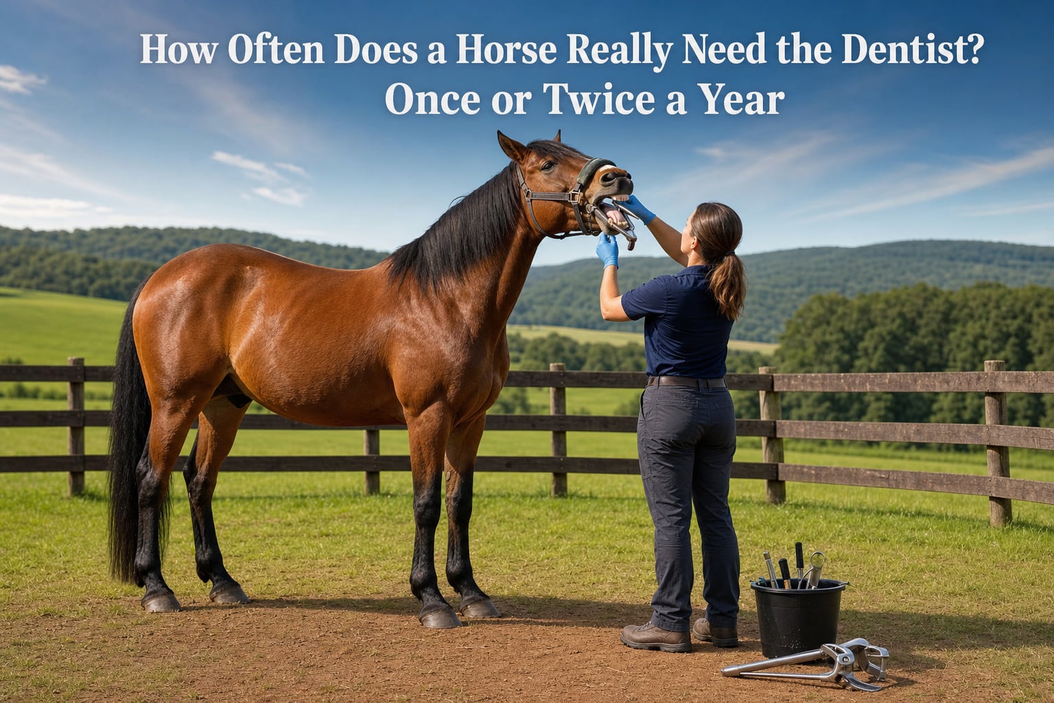 How Often Does a Horse Really Need the Dentist? Once or Twice a Year