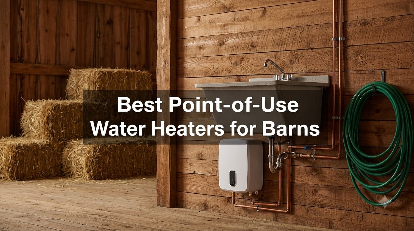Best Point-of-Use Water Heaters for Barns