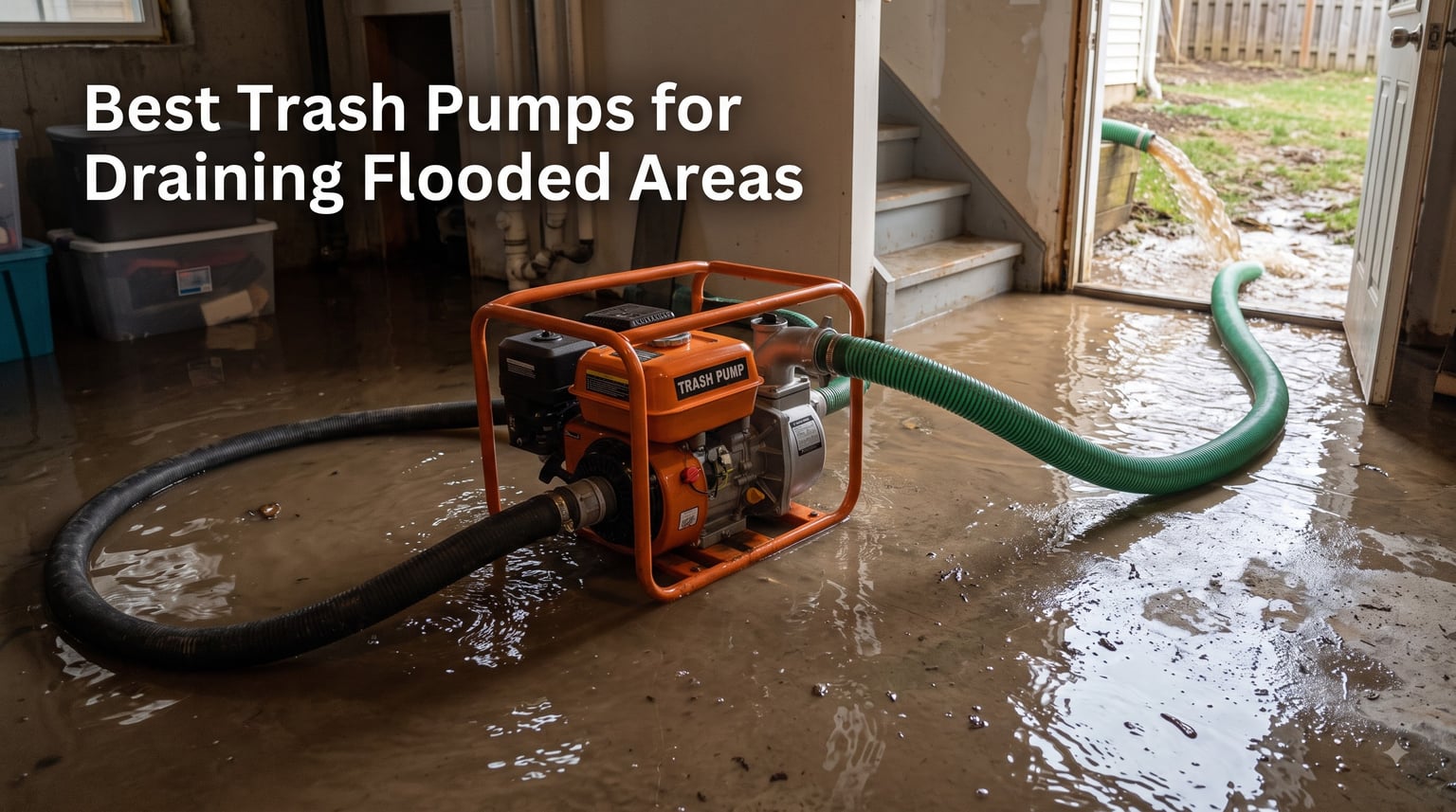 Best Trash Pumps for Draining Flooded Areas
