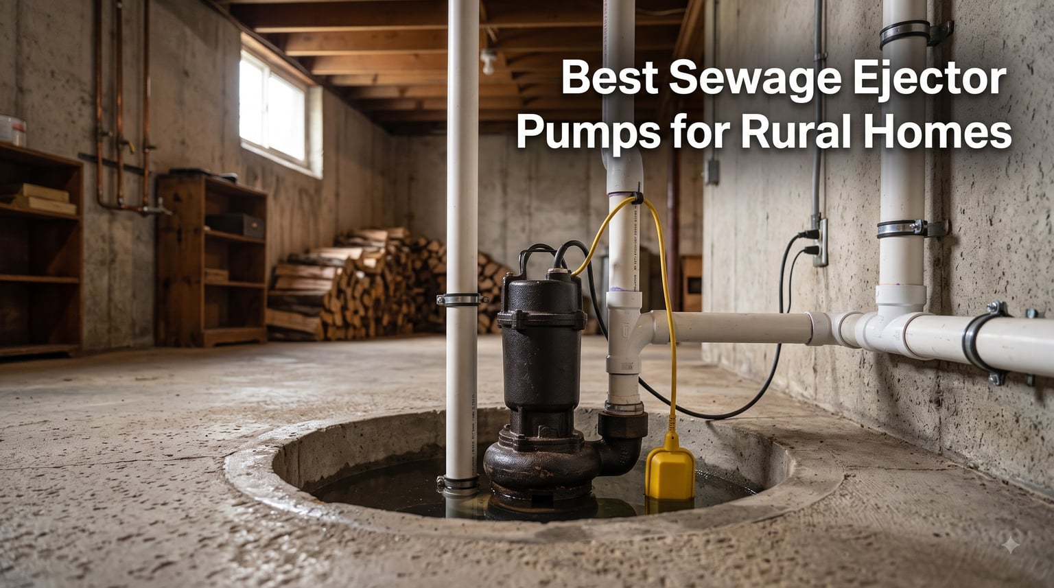 Best Sewage Ejector Pumps for Rural Homes