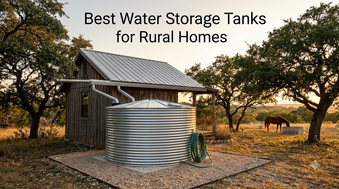 Best Water Storage Tanks for Rural Homes