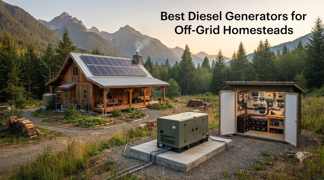Best Diesel Generators for Off-Grid Homesteads
