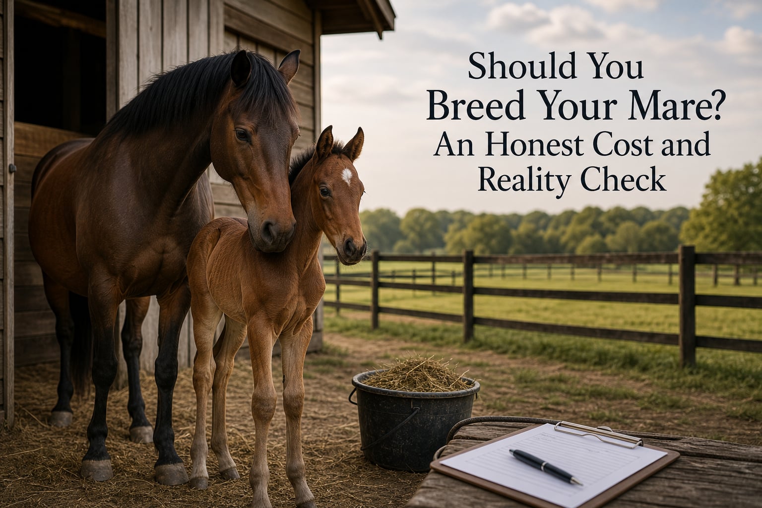 Should You Breed Your Mare? An Honest Cost and Reality Check