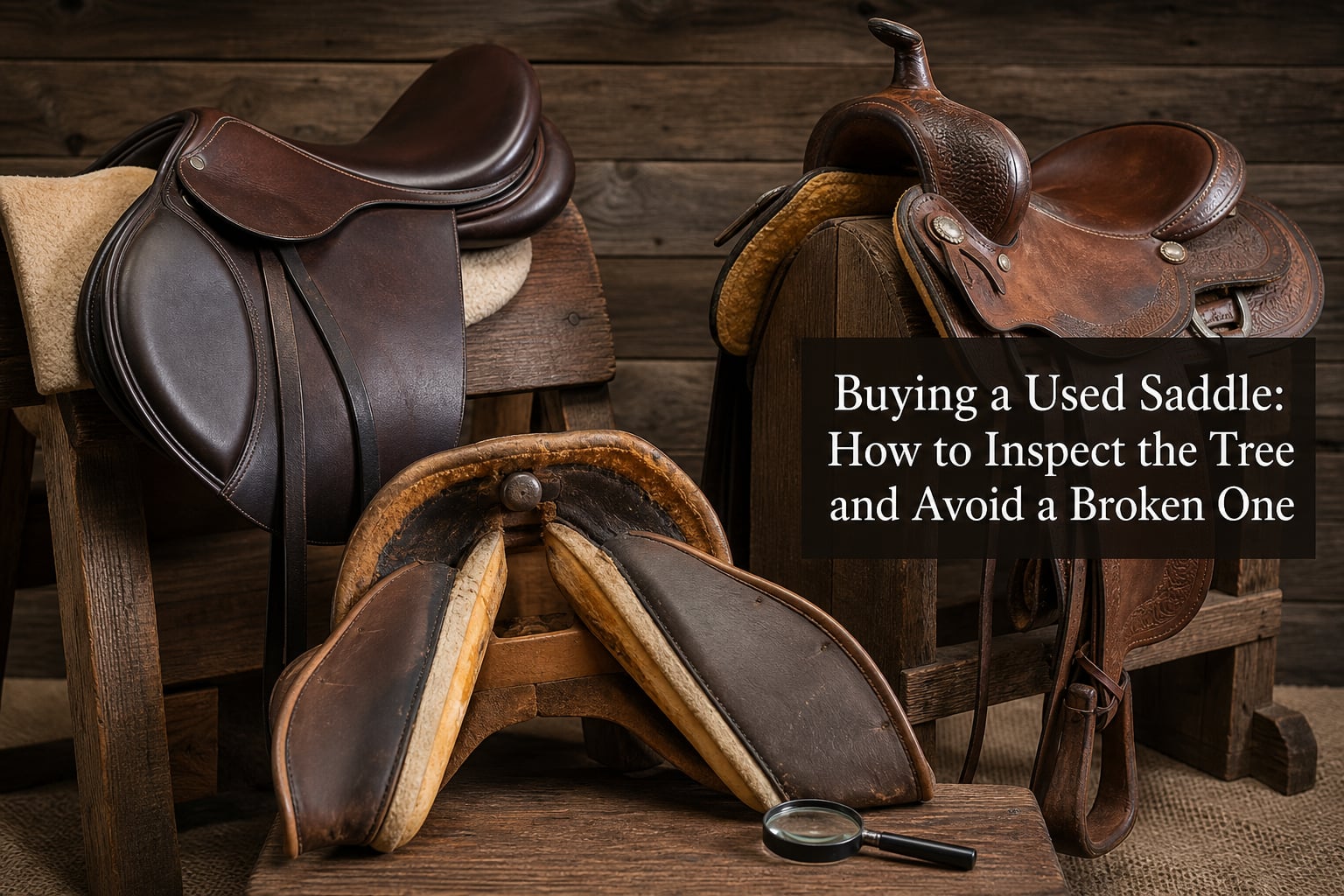 Buying a Used Saddle: How to Inspect the Tree and Avoid a Broken One