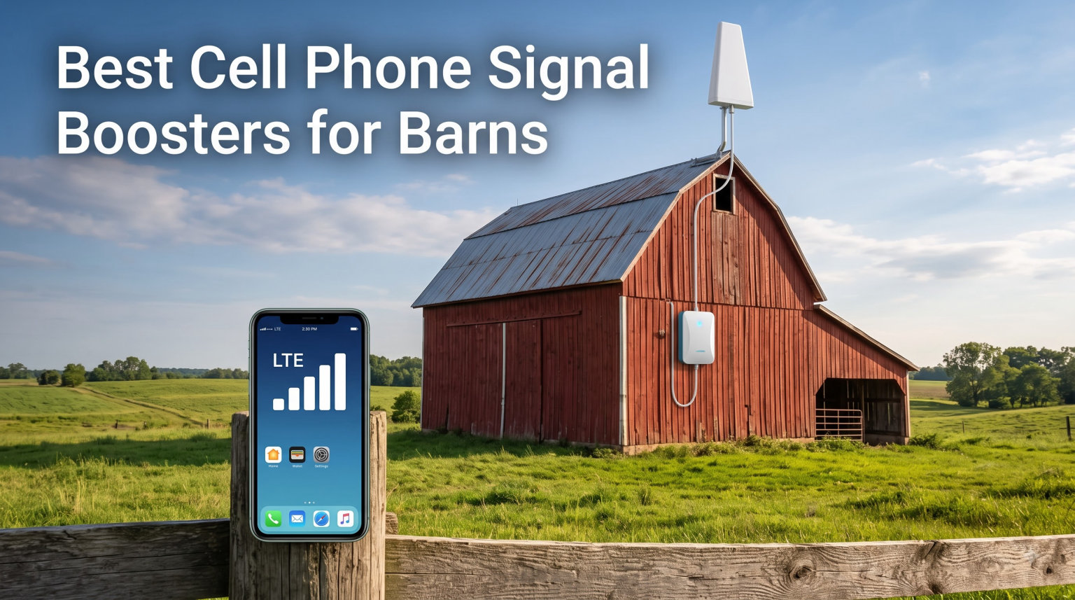 Best Cell Phone Signal Boosters for Barns