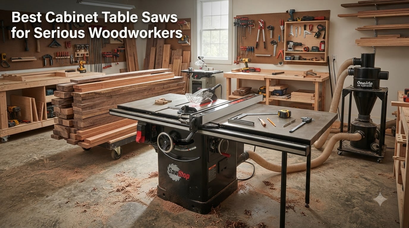 Best Cabinet Table Saws for Serious Woodworkers