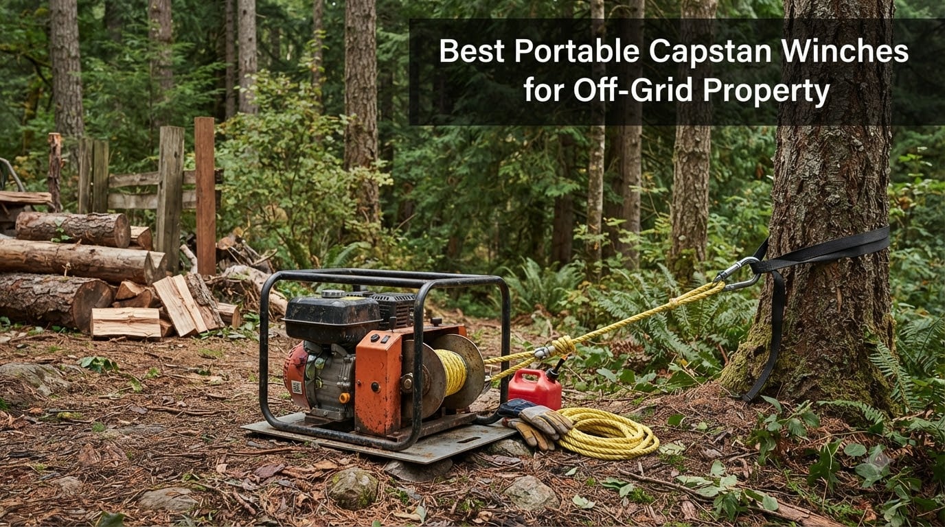 Best Portable Capstan Winches for Off-Grid Property