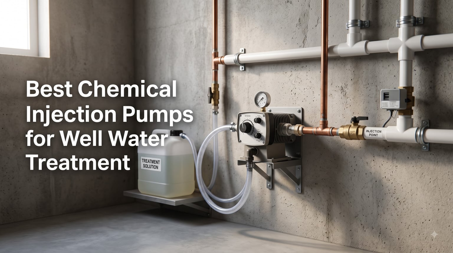 Best Chemical Injection Pumps for Well Water Treatment