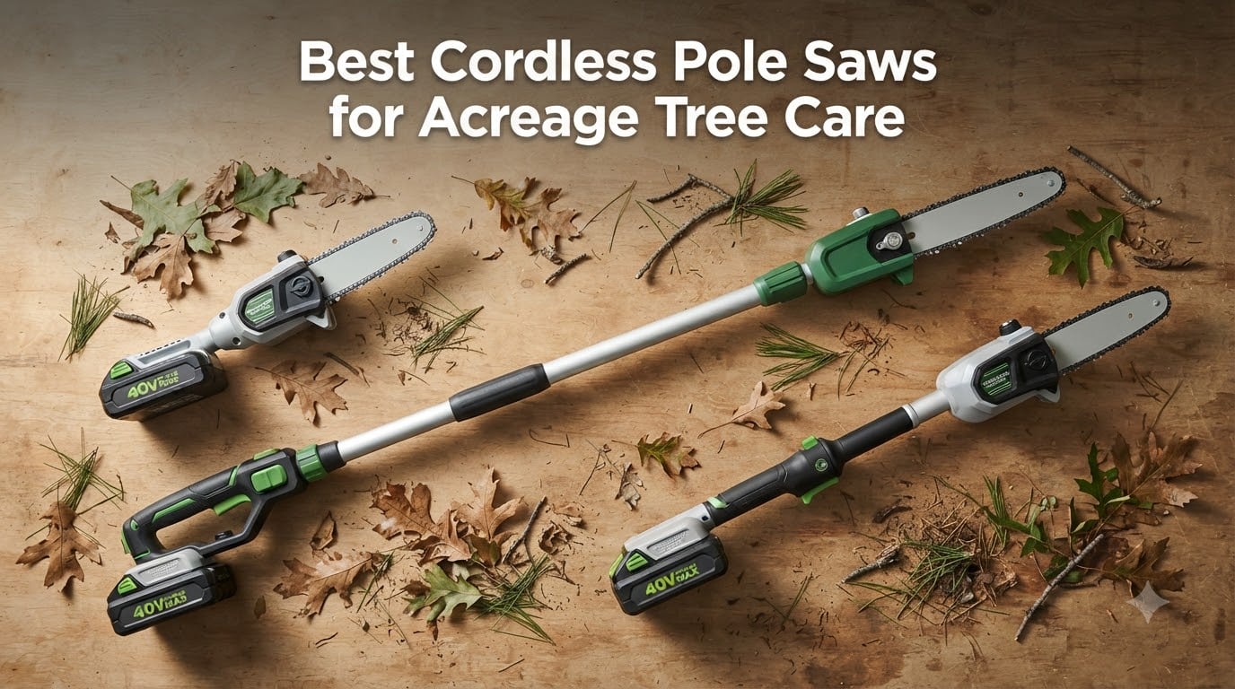 Best Cordless Pole Saws for Acreage Tree Care
